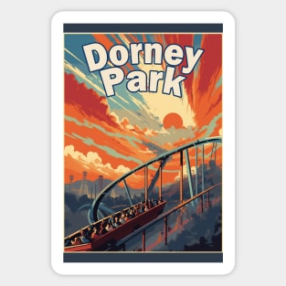 Dorney Park Poster Sticker